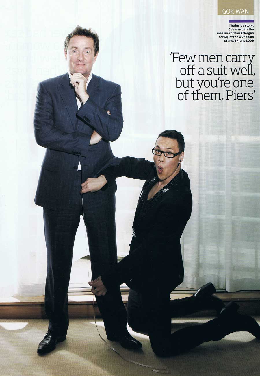 Gok Wan in GQ photo shoot