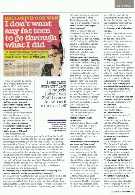 Gok Wan interview with GQ - page 4