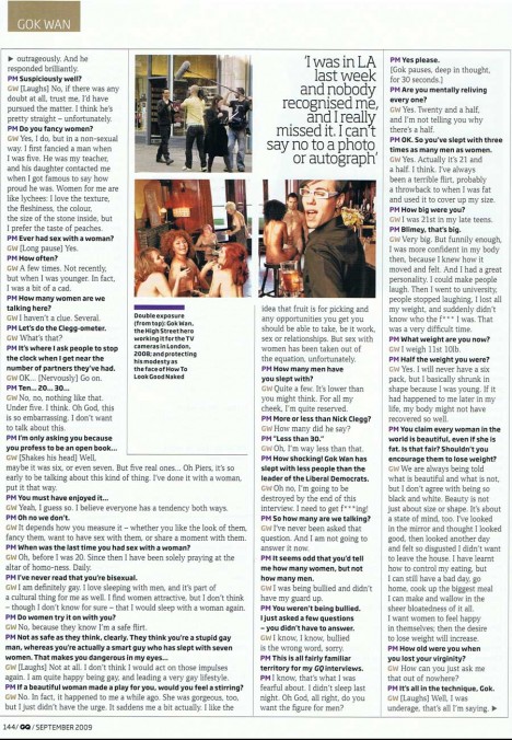 Gok Wan interview with GQ - page 5